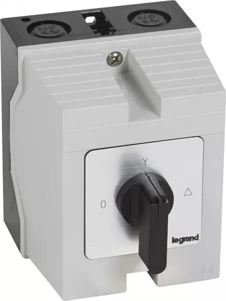 legrand-commutateur moteur triphas� - d�marreur 1 vitesse - pr 26 - 8 contacts - bo�tier (027782)