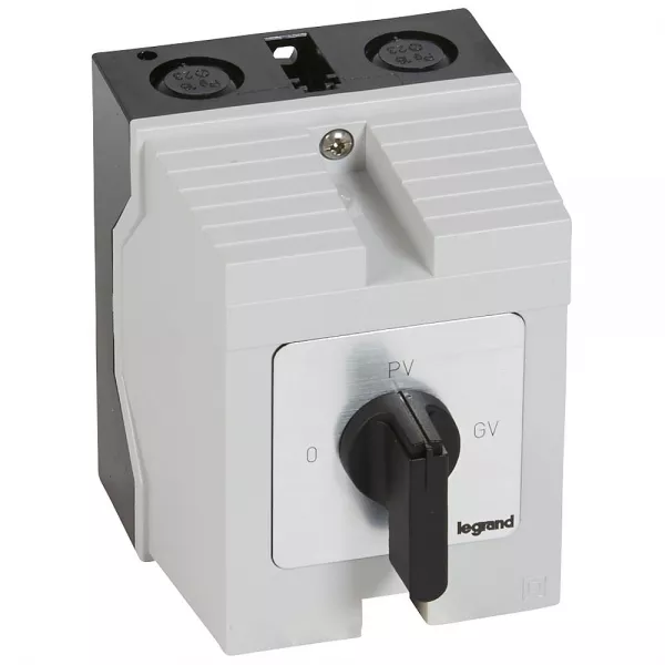 legrand-commutateur moteur triphas� - d�marreur 2 vitesses - pr 17 - 0-pv-gv - bo�tier (027777)