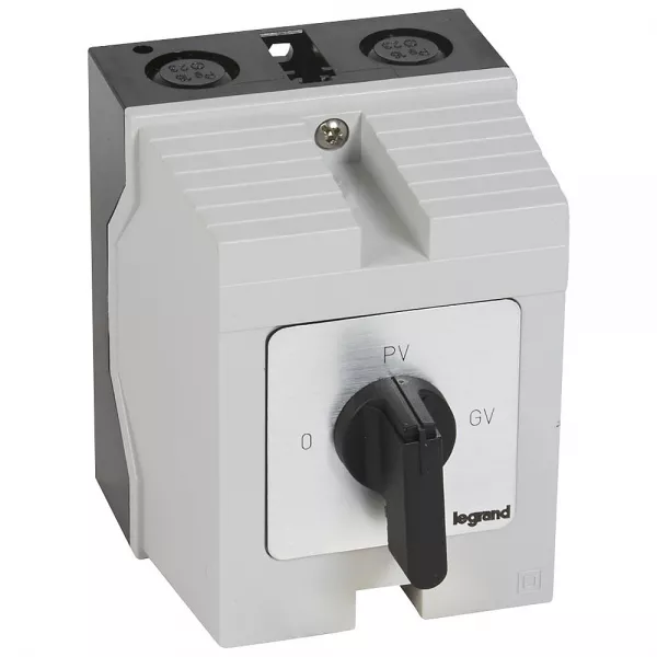 legrand-commutateur moteur triphas� - d�marreur 2 vitesses - pr 21 - 0-pv-gv - bo�tier (027780)