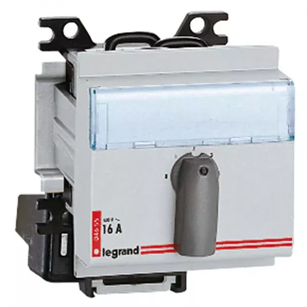 legrand-commutateur rotatif modulaire 2 directions rappel � l\'arr�t - 2p 16a 400v~ 3 mod (004656)