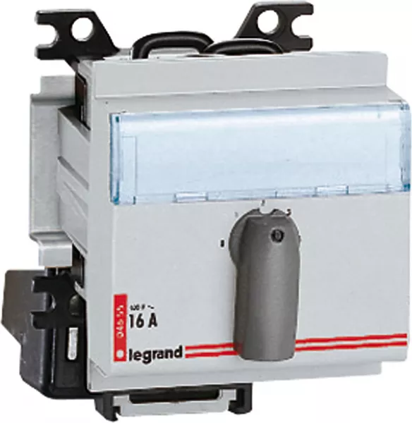 legrand-commutateur rotatif modulaire 4 directions avec arr�t - 1p 16a 400v~ - 3 modules (004655)