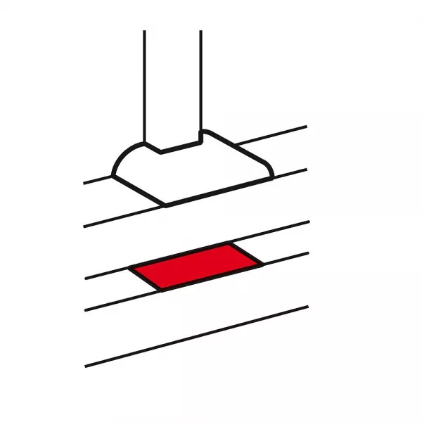 legrand-compl�ment de d�rivation plane blanc pour goulottes dlp monobloc profondeur 65mm (010743)