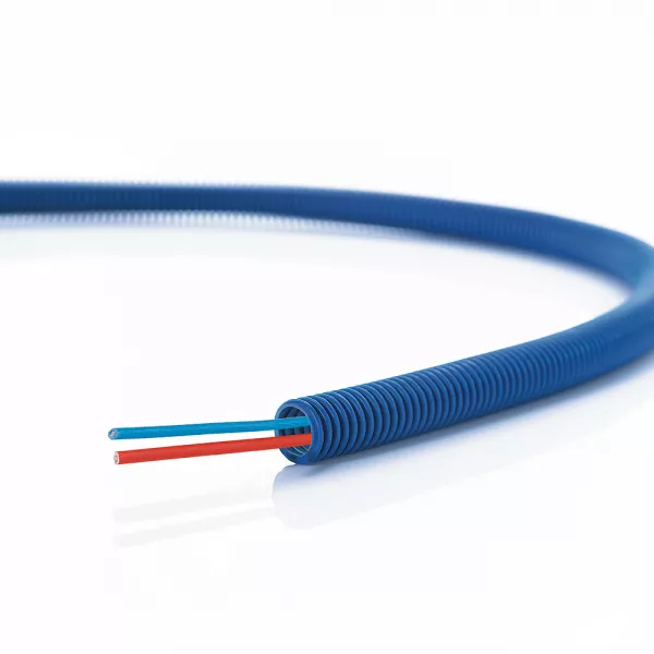 legrand-conduit icta chronofil� �16mm courant fort 2 conducteurs 1,5mm� bleu et rouge (09002)