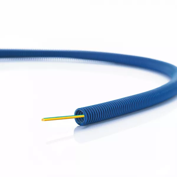 legrand-conduit icta chronofil� vert-jaune �16 courant fort 1 conducteur 2,5mm� ral5010 (09028)