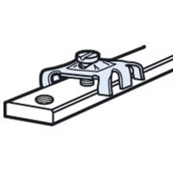 legrand-connecteur pour barre cuivre 12x4mm � trous taraud�s (037365)
