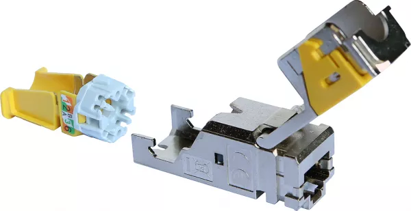 legrand-connecteur rj45 blind� cat.6a stp - pour coffret de communication � �quiper (413184)