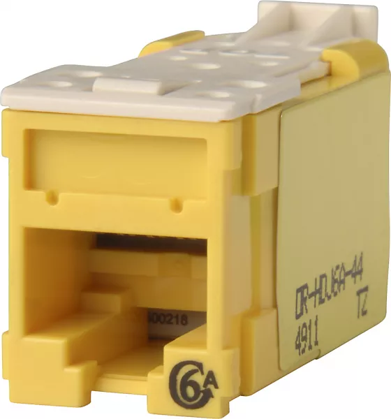 legrand-connecteur rj45 hd jack cat�gorie 6a utp - jaune (hdj6a-44)