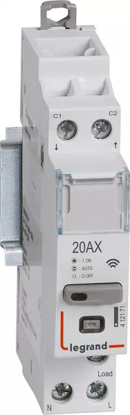 legrand-contacteur connect� drivia with netatmo multifonction 1p 20ax 230v~- 1 module (412171)