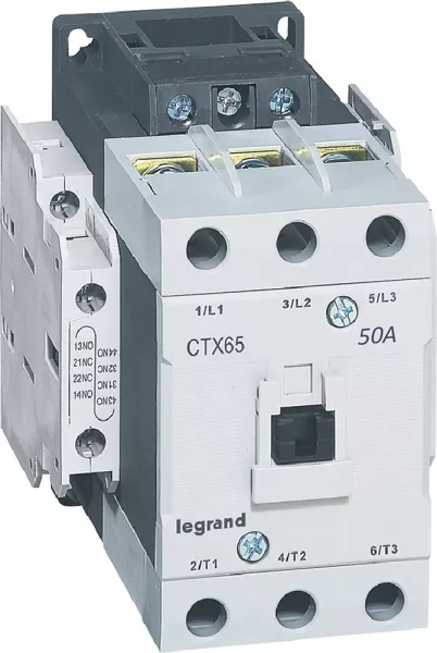 legrand-contacteur ctx� 3p 50a - 2no + 2nc 48v= - bornes � vis taille 4 (416143)
