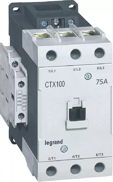 legrand-contacteur ctx�65 3p 75a 230v - 2 no + 2 nc - bornes � vis (416186)