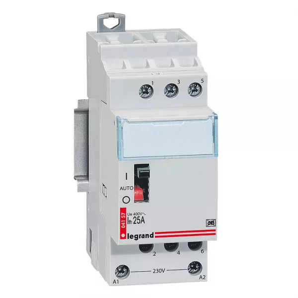 legrand-contacteur cx� pour tarifs heures creuses tripolaire 400v~ 20a - 2 modules (092754)