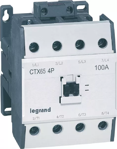 legrand-contacteur de puissance ctx� - 4p - 230v~ - ac 1 100a/ ac 3 65 a (416446)