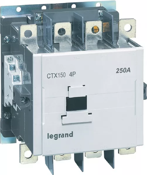 legrand-contacteur de puissance ctx� - 4p - 2no+2nf - ac 1 250a / ac 3 150 a (416476)