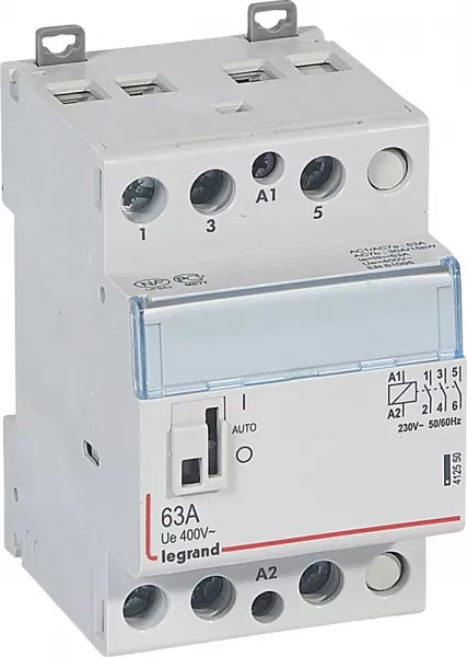 legrand-contacteur de puissance cx� bobine 230v~ - 3p 400v~ - 63a - 3f - 3 modules (412550)
