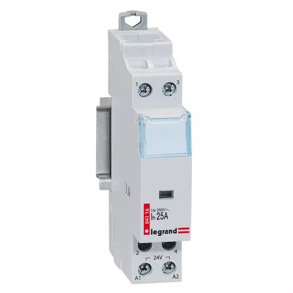 legrand-contacteur pour puissance importante - bipolaire 230v~ - 2f - 25a - 1 module (092702)