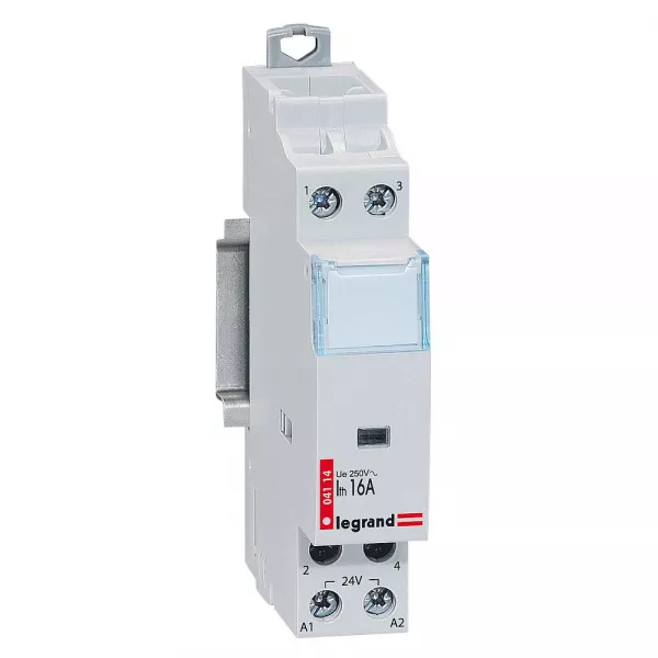 legrand-contacteur pour puissance importante - bipolaire 230v~ - 2o - 25a - 1 module (092703)
