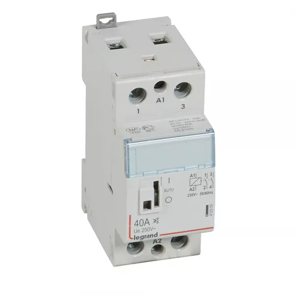 legrand-contacteur puissance cx� silencieux bobine 230v~ -2p 250v~ 40a - 2f -2 modules (412559)