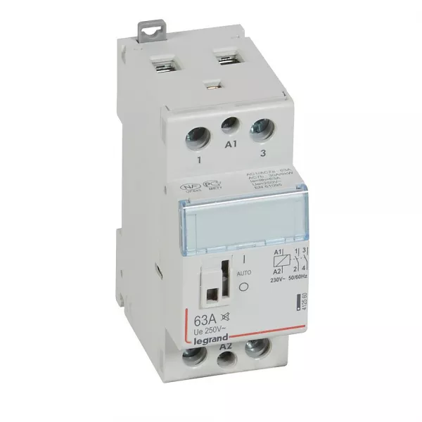 legrand-contacteur puissance cx� silencieux bobine 230v~ -2p 250v~ 63a - 2f -2 modules (412560)