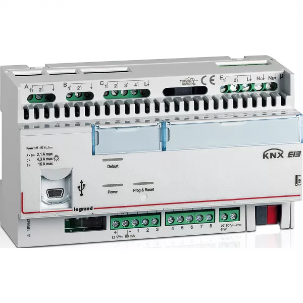 legrand-contr�leur modulaire bus/knx - multi-applications - 8 entr�es/sorties -8 modules (048418)
