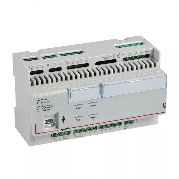 legrand-contr�leur multi-applications pour hotel scs/bacnet - 8 entr�es/sorties - 8 mod (048408)
