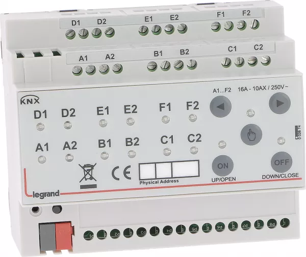 legrand-controleur multiapplication bus knx modulaire 12 sorties (002674)