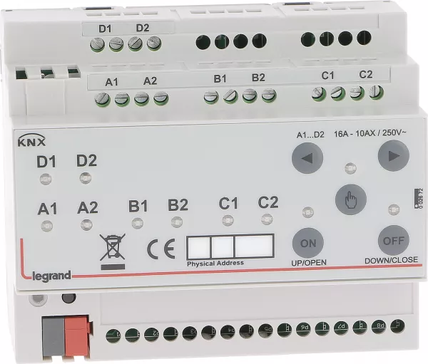 legrand-controleur multiapplication bus knx modulaire 8 sorties (002672)