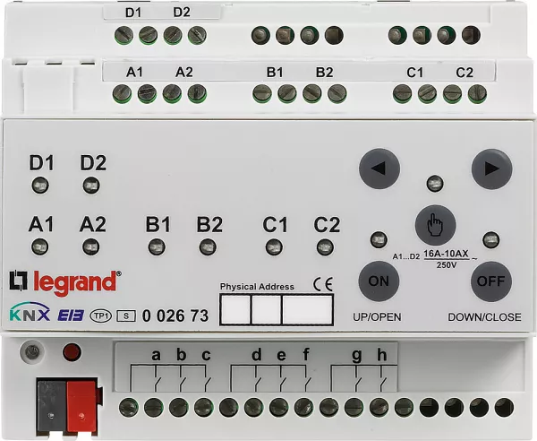 legrand-controleur multiapplication bus knx modulaire 8 sorties 8 entr�es (002673)