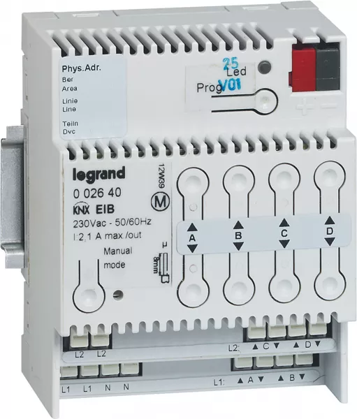 legrand-controleur ouvrant knx 4 sorties (002640)
