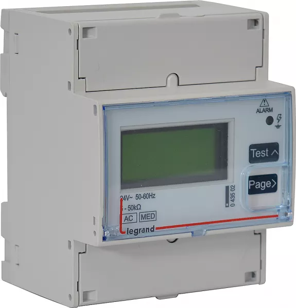 legrand-contr�leur permanent d\'isolement - circuit it m�dical 24v~ - 5kohms/50kohms (043502)