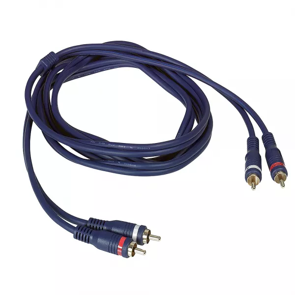 legrand-cordon audio st�r�o rca embouts m�le et m�le longueur 2m (051403)