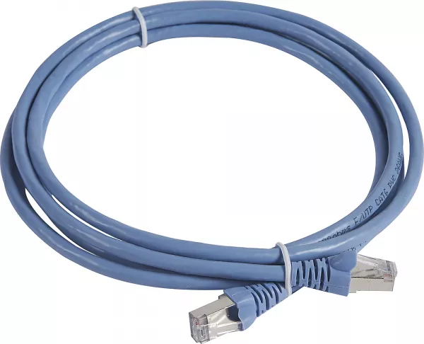 legrand-cordon cat�gorie6 ftp bleu/vert pvc - 2m (632761)