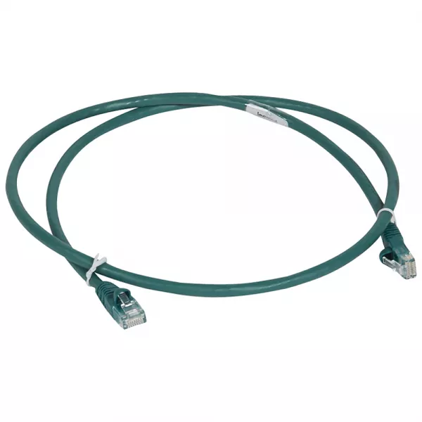 legrand-cordon de brassage rj45 - cat.6 - u/utp sans �cran - l. 5 m - lsoh - vert - lcs� (051861)