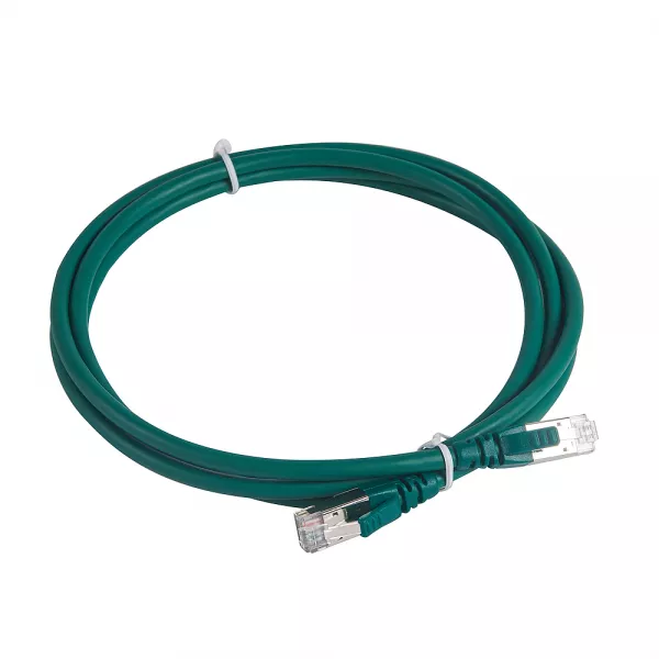 legrand-cordon de brassage rj45 - lsoh- cat.6a - 100 ohms - s/ftp blind�- l. 2 m -vert (051867)