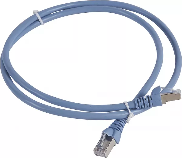 legrand-cordon linkeo cat�gorie6 ftp - pvc bleu/vert - longueur 1m (632760)