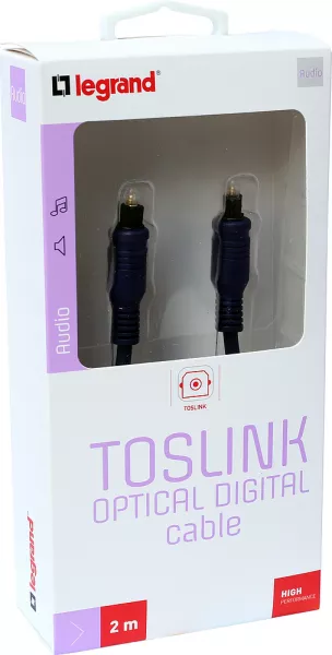 legrand-cordon optique digital toslink - longueur 2m (090991)