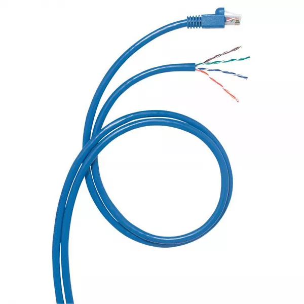 legrand-cordon rj45/d�gain� - cat.6 - pour bo�te de distribution zone - f/utp - l. 8 m (051796)