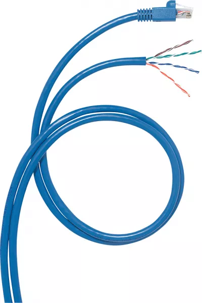 legrand-cordon rj45/d�gain� - cat.6 - pour bo�te de distribution zone - u/utp - l. 8 m (051757)