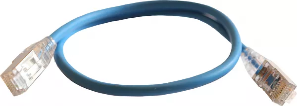 legrand-cordon rj45 lcs� cat. 6 haute densit� f/utp blind� 100ohms - 0,5m -lsoh bleu (051540)