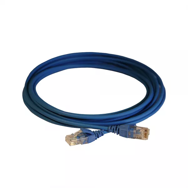 legrand-cordon rj45 lcs� cat. 6 haute densit� u/utp �crant� 100ohms - 5m - lsoh bleu (051549)