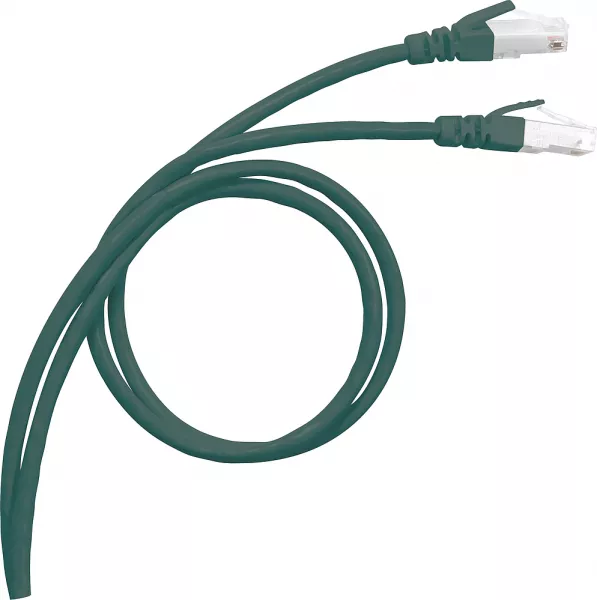 legrand-cordon rj45/rj45 standard cat 8 s/ftp lszh vert 10m (033717)