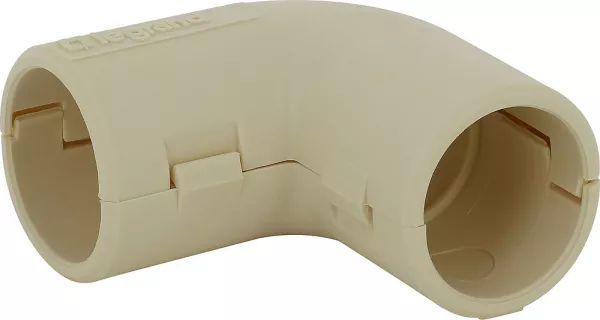 legrand-coude �querre 90� ip40 - �20mm - sable ral1015 (06223)