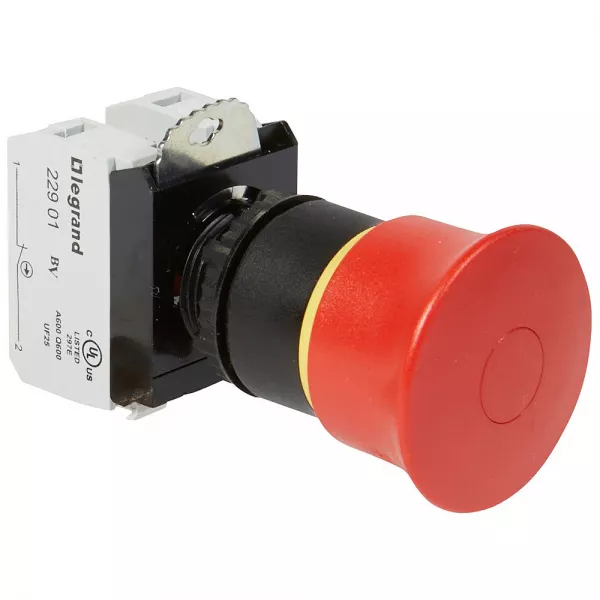 legrand-coup de poing � accrochage non lum osmoz complet ip69 �40 en 418 - pousser-tirer (023725)