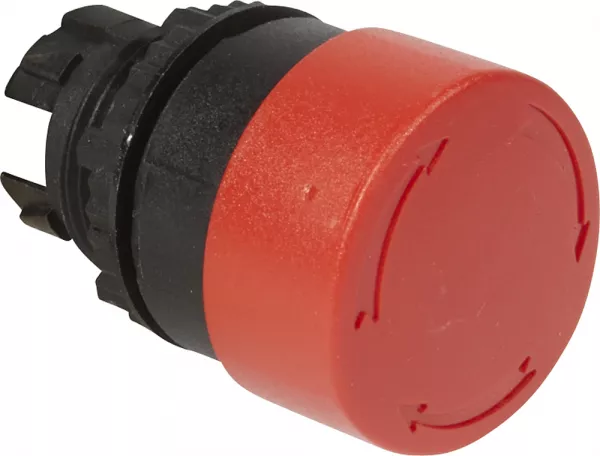 legrand-coup de poing �32 pousser-tourner coupure d\'urgence ip69 osmoz composable -rouge (023880)