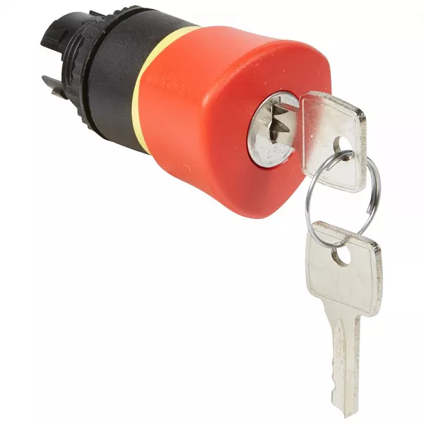 legrand-coup de poing �40 n�455 � cl� arr�t d\'urgence ip69 osmoz composable - rouge (023892)