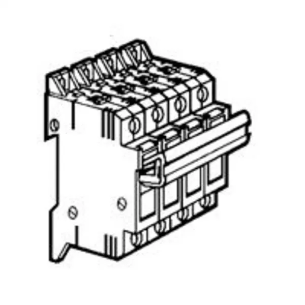 legrand-coupe-circuit sectionnable sp38 pour cartouche industrielle 10x38mm -3p+n �quip� (021405)