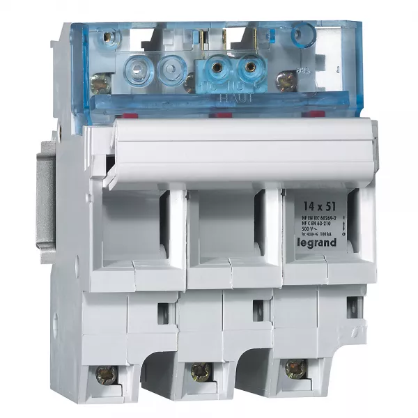 legrand-coupe-circuit sectionnable sp51 cartouche industrielle 14x51mm 3p + microrupteur (021536)