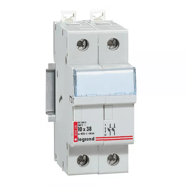 legrand-coupe-circuit sectionneur - 2p - cartouche cylind ind 10x38 - 500 v~ (005828)