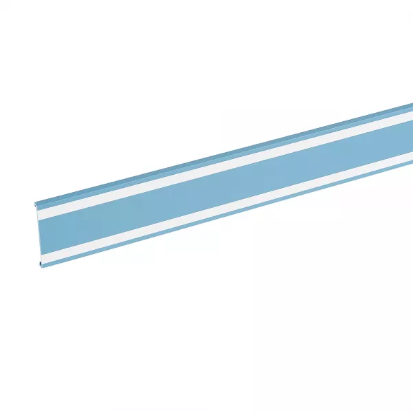 legrand-couvercle de goulotte lina 25 largeur 60mm - bleu bande blanche (037043)