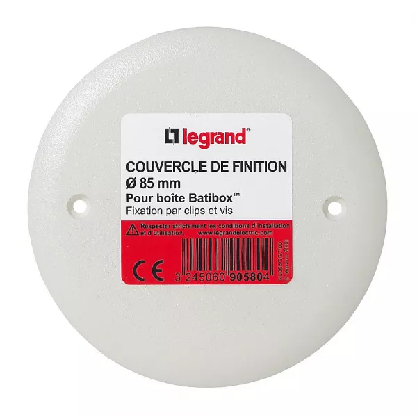legrand-couvercle pour bo�te � encastrer batibox ma�onnerie - �85mm (090580)