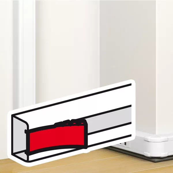 legrand-couvercle pour goulottes mosaic 50x80/130/180 - blanc antimicrobien (075729)